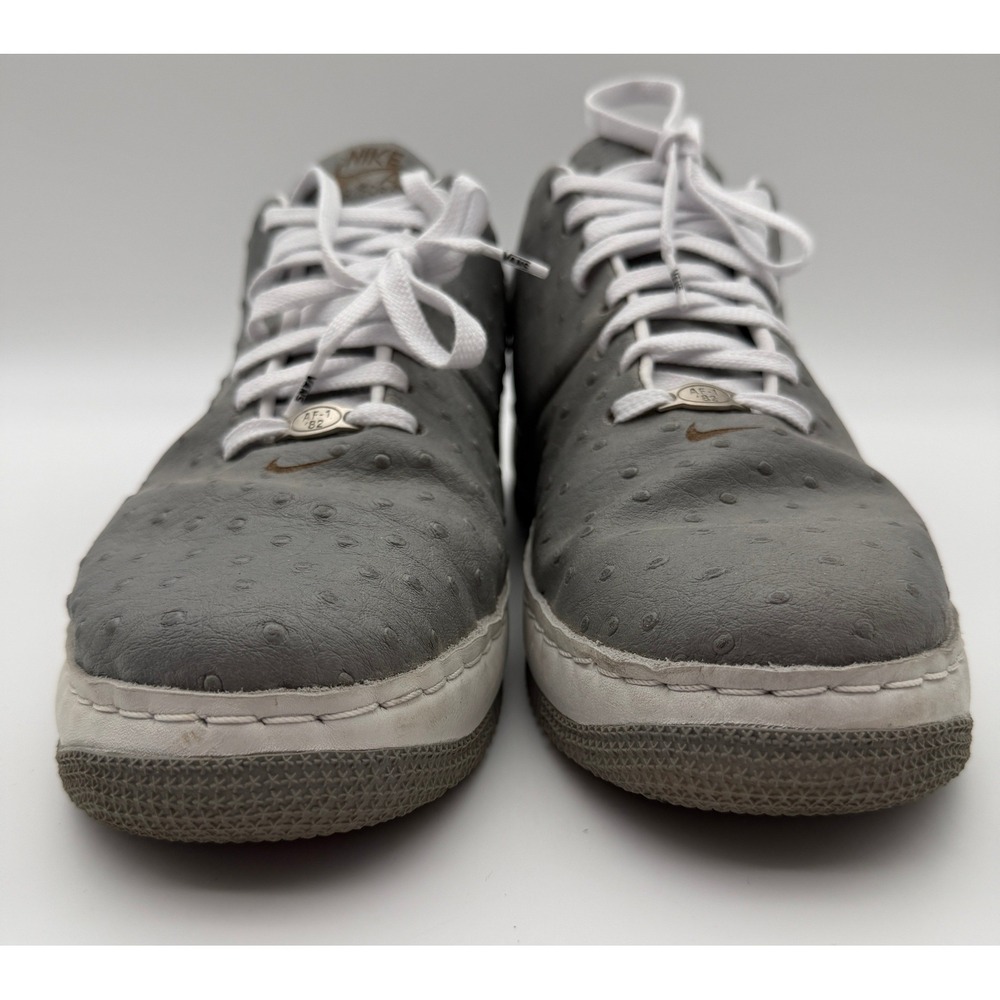 Nike Air Force 1 Supreme Seamless Ostrich Mens 9.5 Rare Shoes Sneakers Project - Picture 4 of 8